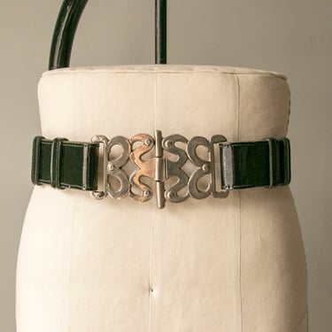 1950s Belt Leather Locking Buckle Calderon M 