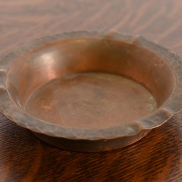 Roycroft Arts &#038; Crafts Hammered Copper Ashtray or Catchall