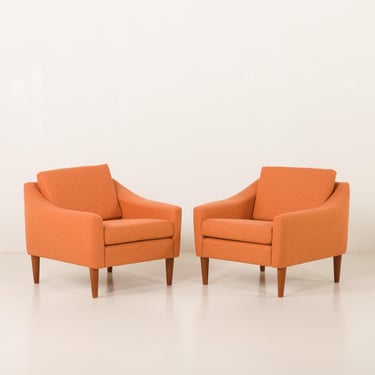 Dux Mid century lounge chairs attr. to  Folke Ohlsson, Sweden 1960s 