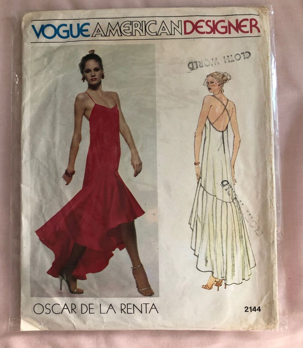 Oscar de la Renta vintage 麻スカート 66-90 Oscar de la Renta vintage 麻スカート 66-90
