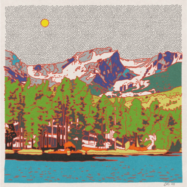 Northern Mountain #3 Print 12x12