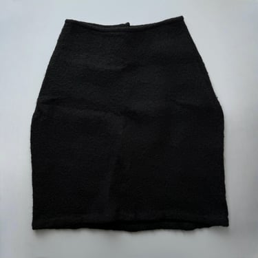 Vintage Yohji Yamamoto Y’s Black Wool Blend Knit Skirt XS/S 