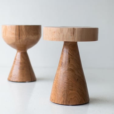 Solid Wood Stool - The Boca Dos 