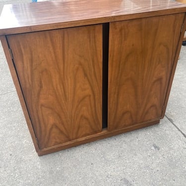 Record Cabinet Burl-wood Veneer