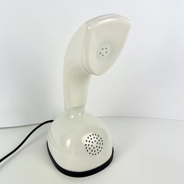 White ScandiPhone 1950's Vintage Reproduction Telephone Retro Mid Century Modern