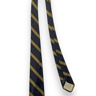 Vintage 1950s B ALTMAN CO Silk Repp Stripe Necktie ~ Preppy / Ivy / Trad ~ Tie ~ Regimental 