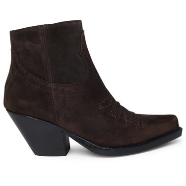 Sonora Woman Sonora Jalapeno Ankle Boots In Brown Suede