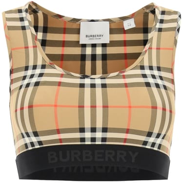 Burberry Dalby Check Sport Top Women