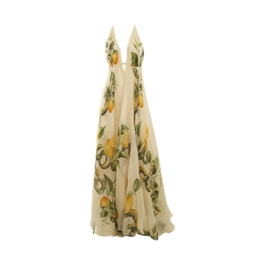 Roberto Cavalli Lemon Print Dress