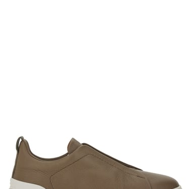 Zegna Men Sneaker Low Top Triple Stitch