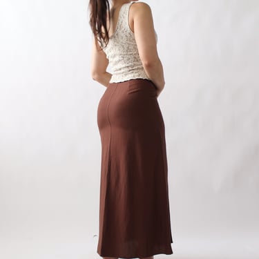Vintage Italian Linen Blend Skirt - W28