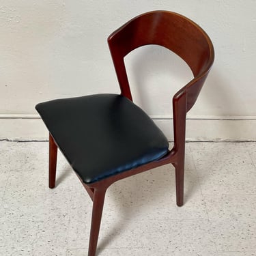 Original Vintage Danish Teak Side Chair - Mid Century Modern 