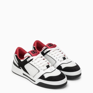 Dolce&Gabbana Black And White Leather Trainer Men