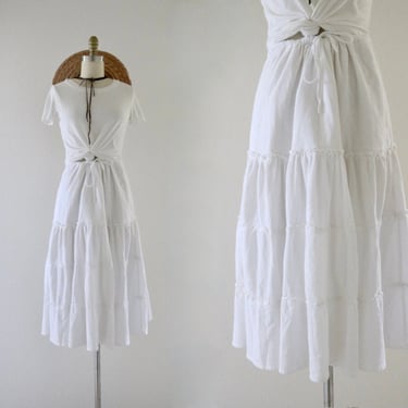 tiered draw string skirt 