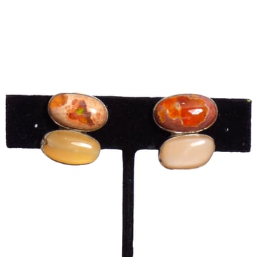REBECCA COLLINS- Sterling & Semi Precious Stone Earrings