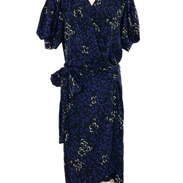 Yves Saint Laurent Floral Wrap Dress