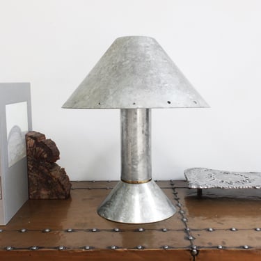 Ron Rezek Zinc Lamp Postmodern 80s Vintage Artemide 