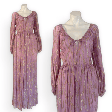 1970's Oscar de la Renta Gown Size L