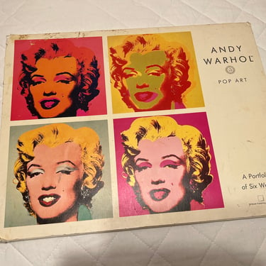 Rare Andy Warhol pop art portfolio of six iconic prints 