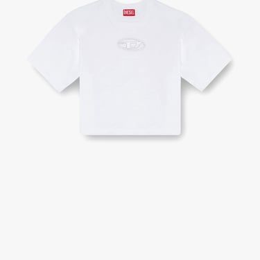 Diesel Women Diesel White T-Shirts