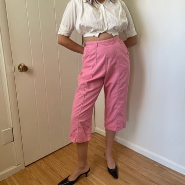 1950s White Stag Bubblegum Pink Pedal Pushers size Small 