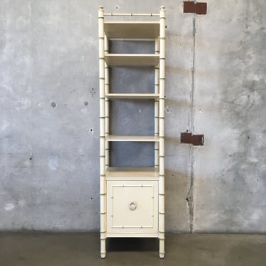 Original 1954 Hollywood Regency Bamboo Shelving