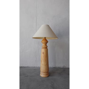 Large Scale Hand Turned Craftsman Table Lamp 