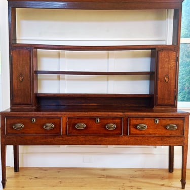 Antique Welsh Oak Captain's Chest