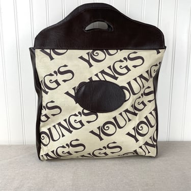 1970s Young's Department Store tote - vintage Charleston, WV 