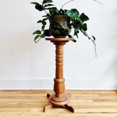 Chunky Wooden Plant Stand