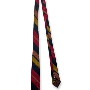 Vintage 1950s/1960s PRINCETON MEN'S SHOP Silk Necktie ~ Preppy / Ivy Style / Trad ~ Tie ~ 50 / 60s ~ 