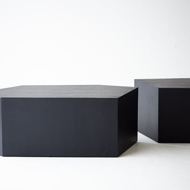 Modern Black Coffee Table, The Crag Series 