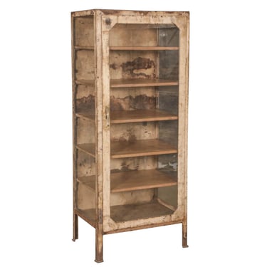 Iron Cabinet with Glass