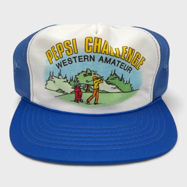 Vintage Pepsi Challenge Western Amateur Trucker Hat