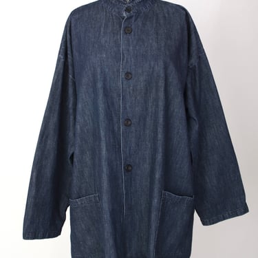 Eskandar Denim Oversize Shirt