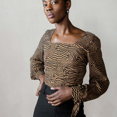 HAMLINE BLOUSE | animal