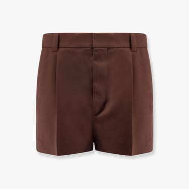 Gucci Men Gucci Brown Shorts