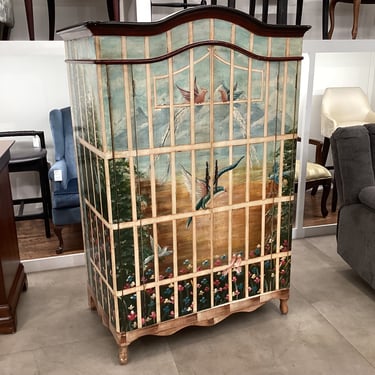 Hand Painted Armoire