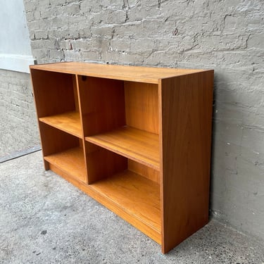 Danish Modern Low Bookcase