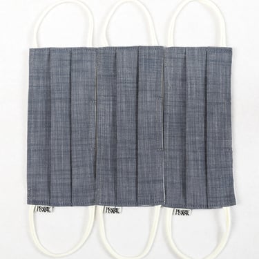 3-Pack Cloth Face Mask in Chambray