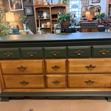 green emerald velvet dress Wilkins Laurel Dresser