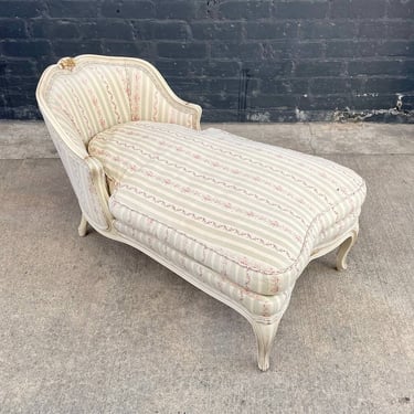 Vintage French Provincial Style Chaise Lounge Chair, c.1950’s 