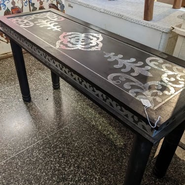 Console with metal inlay  50x23x27