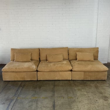 Aria Leather Chaise Sectional- 4 piece sectional 