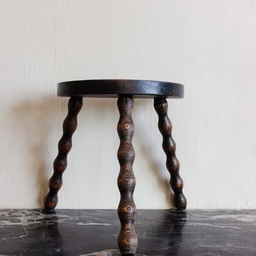 vintage french bobbin stool