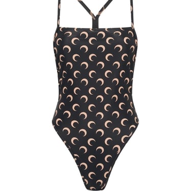 Marine Serre Women Jersey One-Piece Swimsuit