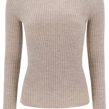 Toteme Ribbed Merino Wool Sweater Women