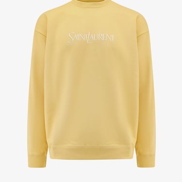 Saint Laurent Man Sweatshirt Man Yellow Sweatshirts