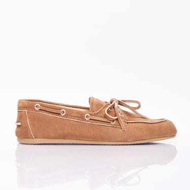 Miu Miu Women Faded Suede Loafers