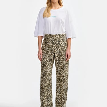 Vivia Trousers - Leopard Print